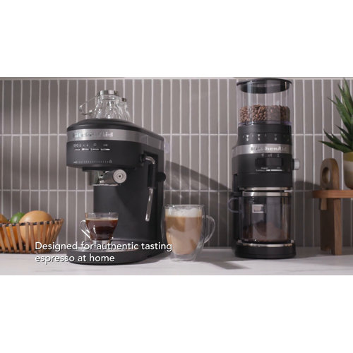 KitchenAid Metal SemiAutomatic Espresso Machine & Reviews Wayfair